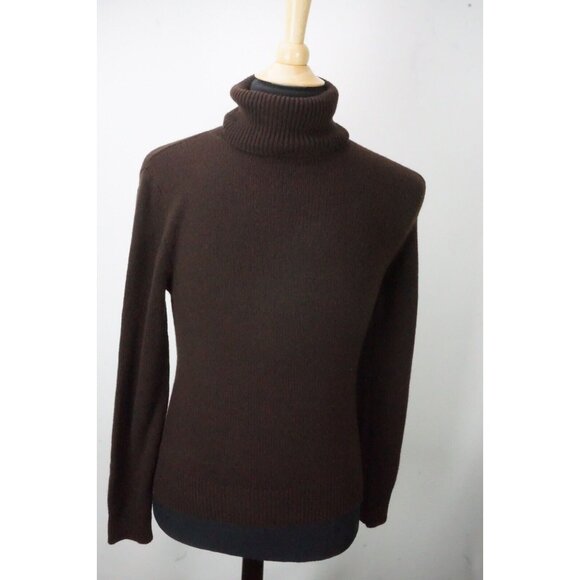 Ralph Lauren Purple Label Sweaters - Ralph Lauren Purple Label RLPL Brown Turtleneck 100% Cashmere Sweater L NEW